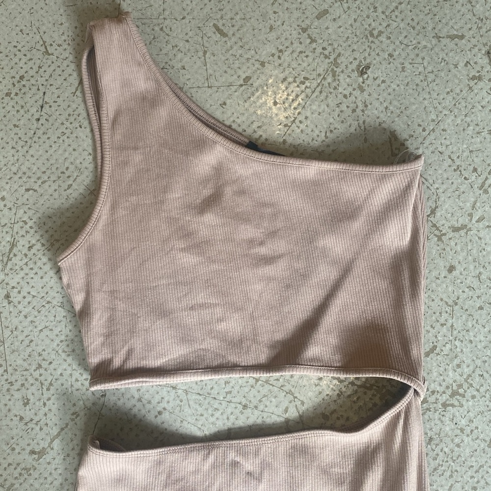 ✨ Host Pick ✨ Lulus Tight Beige Corduroy Beige Dress Skirt Top L
